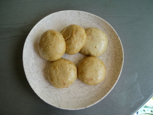 蒸し上がった～。
