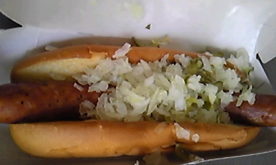 HOT DOGε= (^□^*) ぷはっ♪