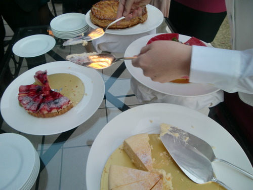 食べました(--;)