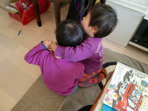 男の子は元気だ