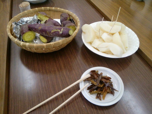 練習の後は