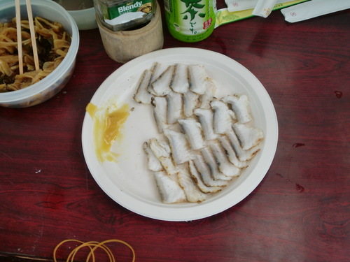 山小屋でランチ!o(⌒囗⌒)oΨ イッタダキマーーース!!