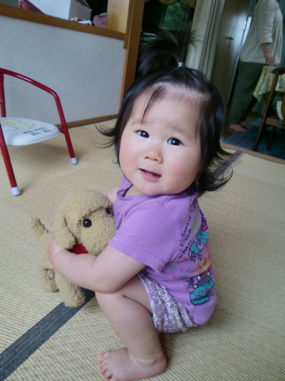 一歳だね(o^-^o) ウフッ