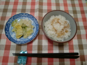 醤油かけご飯