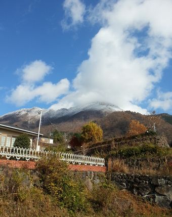 雪化粧が~♪
