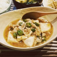 疲労回復にとうふとオクラ♪ごはんにのせたい派～