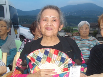 夕涼み会でビンゴ大会