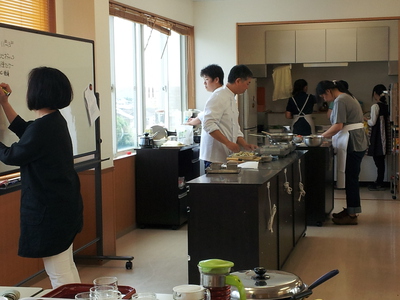 平田シェフのお料理講座&田中愛子先生のお話会