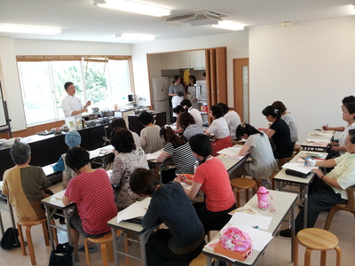 平田シェフのお料理講座&田中愛子先生のお話会