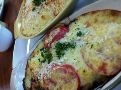 ヒエでグラタン*☆・飾りずし*☆・サラダ*☆＆スイーツ