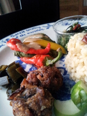 葛入り玄米雑炊&家ランチ