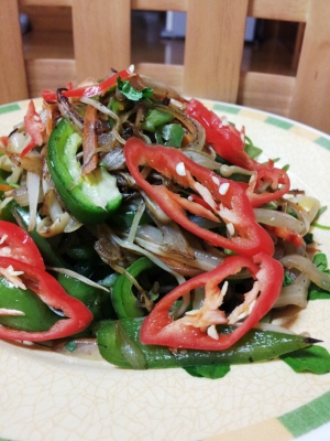 無農薬カボス&試食&野菜炒め