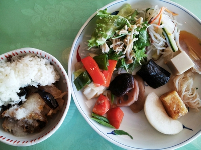 野菜たっぷりの葛雑炊