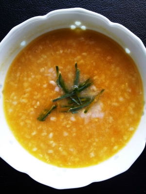 かぼちゃ粥&あずきかぼちゃ