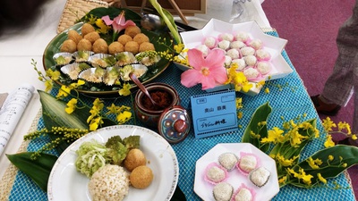 華やかなマクロビ料理の数々 華やかなマクロビ料理の数々