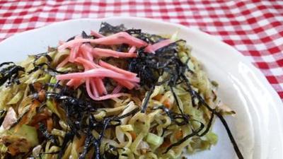 モロヘイヤヌードル焼きそば風＆豊田喜一郎のように