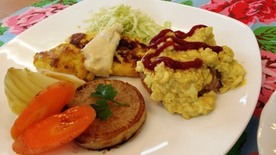 べジ卵料理＊オムレツ＆とろふわオムライス（昨日のワンコインクッキング）