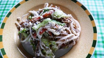 豆腐マヨのきんぴらサラダそば&ダイエット継続中 豆腐マヨのきんぴらサラダそば&ダイエット継続中