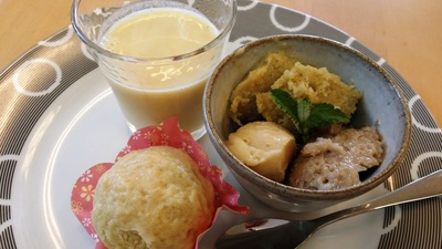 玄米甘酒＆ココナッツ風味の甘酒プリン