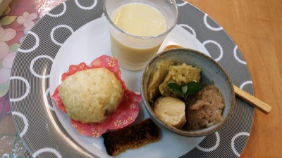玄米甘酒＆ココナッツ風味の甘酒プリン
