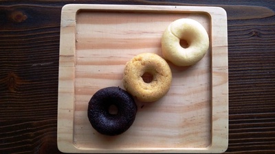 米粉の焼きドーナッツ