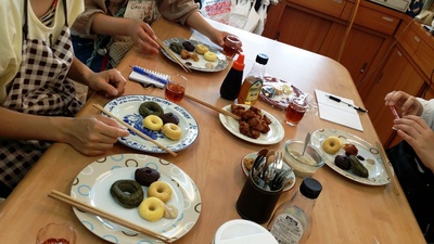 米粉の焼きドーナッツ