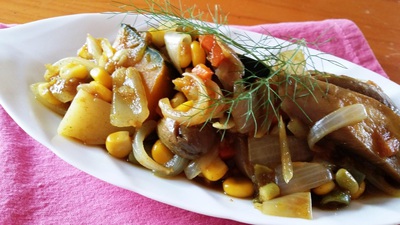 「極味」蒸し野菜deヘルシーカレー