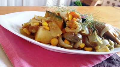 「極味」蒸し野菜deヘルシーカレー