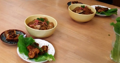 ソイミートの甘々牛丼風