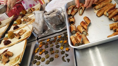 アメリカンスタイルのカフェメニューは好評でしたょ＊リマクッキングスクール＠大分鶴亀