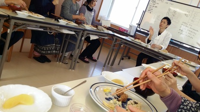 ご飯の陰陽&植物蛋白の唐揚げ＊2015.春期ﾘﾏｸｯｷﾝｸﾞｽｸｰﾙ初級@大分①