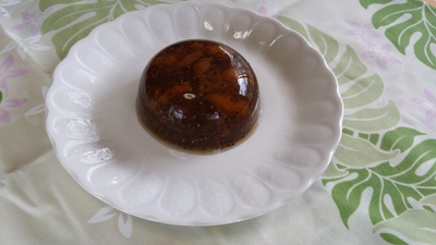 レンズ豆の白玉ぜんざい