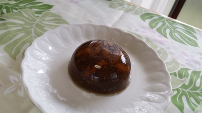 レンズ豆の白玉ぜんざい