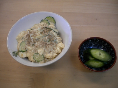 クリーミー冷や汁丼