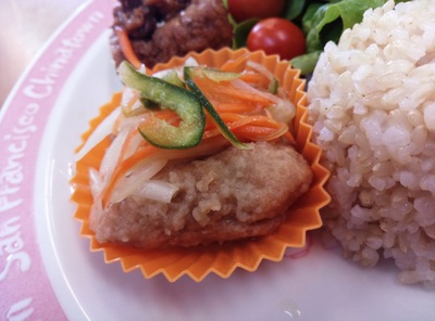 大豆たんぱくのチキン南蛮風