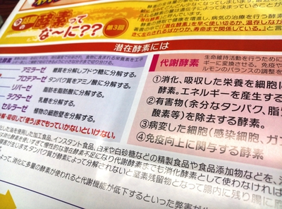 今話題の「酵素」ってな～に？