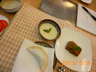 クスクスケーキ&ショソン＆リジュベラックの豆乳ヨーグルト