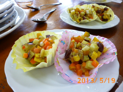 山芋ハンバーグ**夏バージョン**