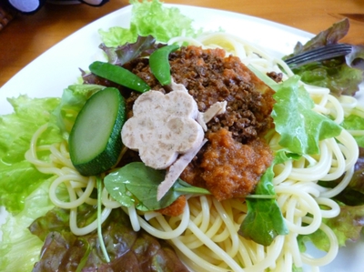 子育てママのランチ会:本日のメインは＊蒸し人参ビネグレットの冷製パスタ＊でした