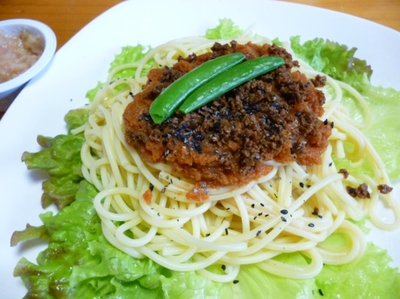 子育てママのランチ会:本日のメインは＊蒸し人参ビネグレットの冷製パスタ＊でした