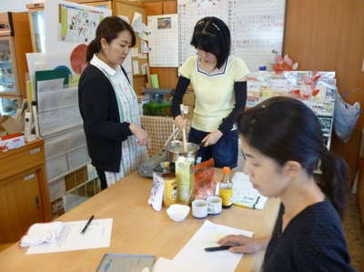 体に優しいきなこのババロア