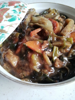 残り野菜の青椒肉絲風&お知らせ