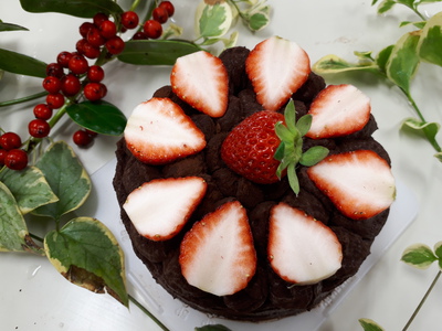米粉のクリスマスケーキ
