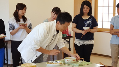 おさると神社と森先生と試作会＊リマ・クッキングスクール大分校2016春期コース＊