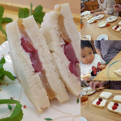 米粉食パンのフルーツサンド