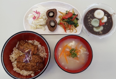 ✳ウナギもどき丼✳船場汁✳コーフーのごぼうてん✳中華風お汁粉 ✳ウナギもどき丼✳船場汁✳コーフーのごぼうてん✳中華風お汁粉