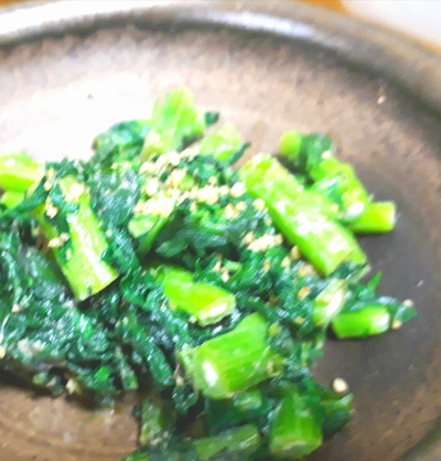 春菊の和え物