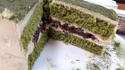 米粉の抹茶ケーキ 米粉の抹茶ケーキ