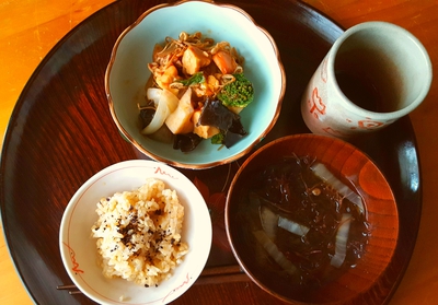 テンペの酢豚風