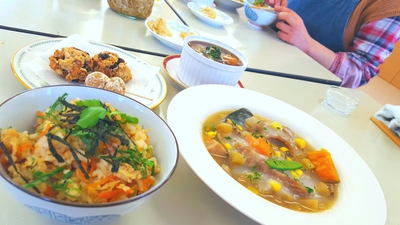 #ニンジンたっぷり混ぜご飯 #春のシチュー #蓮根茶碗蒸し #オートミールクッキー #ハトムギ粉のお団子 #ニンジンたっぷり混ぜご飯 #春のシチュー #蓮根茶碗蒸し #オートミールクッキー #ハトムギ粉のお団子
